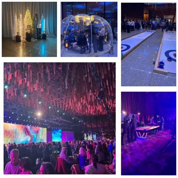 Tuesday evening Celebration Party crowd shot